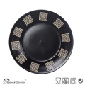 Специальный дизайн Черная керамическая посуда